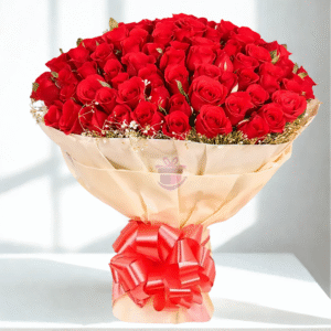 100 Red Roses Bouquet