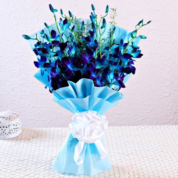 Beautiful Blue Orchids Happy Gift