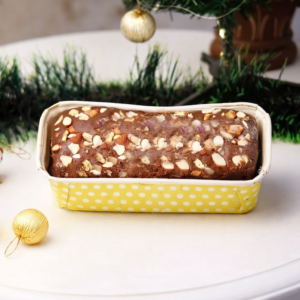 Classic Christmas Plum Cake loaf with rich dry fruits available for delivery
