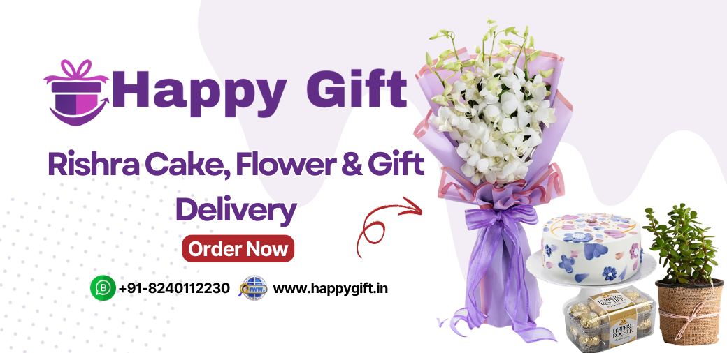 Cake Flower Gift Delivery in Rishra - HappyGift.in