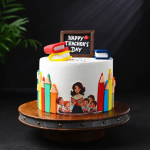 Teachers Day Pencil & Book Theme Cake 1kg