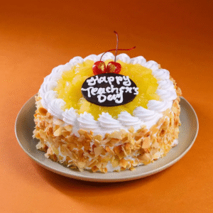 Pineapple Almond Teachers Day Cake – 500gm